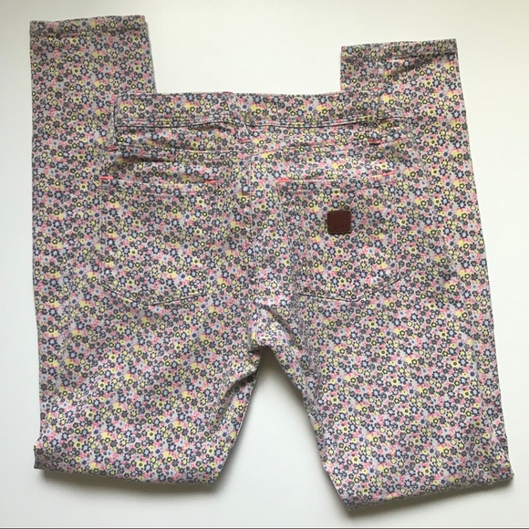 Roxy Skinny Floral Print Jeans Boho Summer Style - Picture 5 of 6